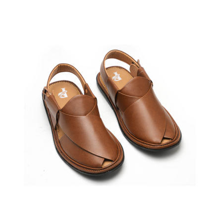 Charsadda Chappal Brown - Peshawari Chappal / Sandal - Single Sole - Kaisz